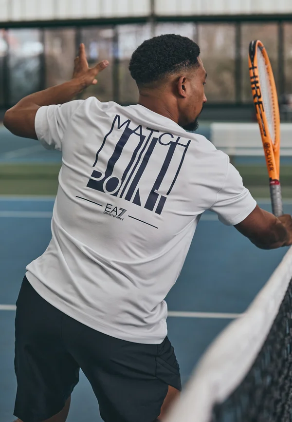 TENNIS CLUB TEE - T-Shirt print - white