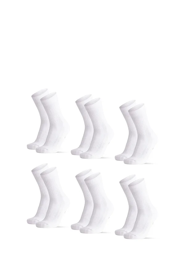 TENNIS CREW 6 PACK - Socken - white