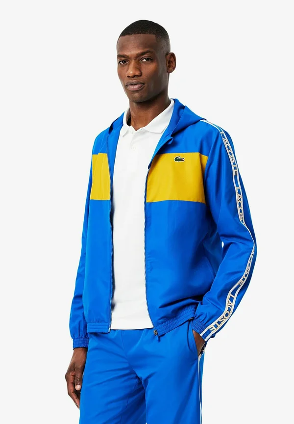 TENNIS JACKET - Trainingsjacke - bleu   jaune f