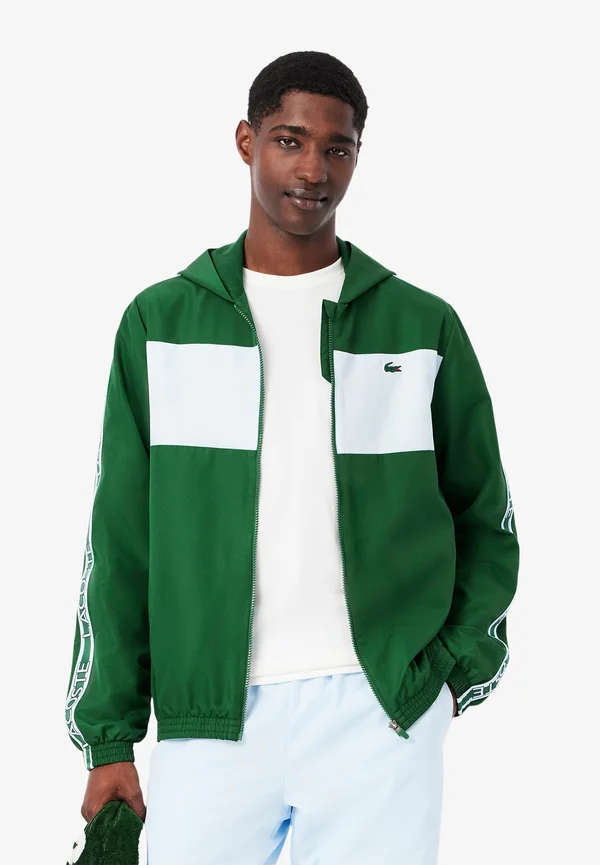 TENNIS JACKET - Trainingsjacke - vert   bleu clair hai