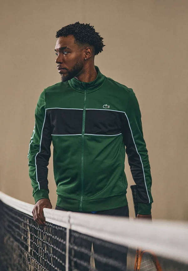 TENNIS JACKET - Trainingsjacke - vert/noir/bleu clair