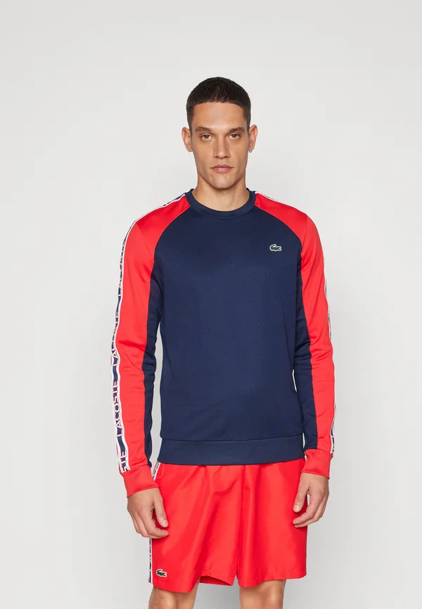 TENNIS LONGSLEEVE - Langarmshirt - navy blue/grenadine