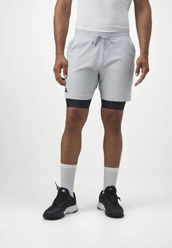 TENNIS PRO AEROREADY AND INNER - Tights - light solid grey/aurora black