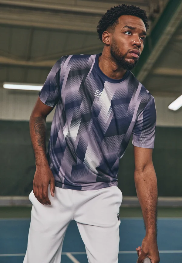 TENNIS PRO TEE GRAPHIC - Sport T-Shirt - fancy violet