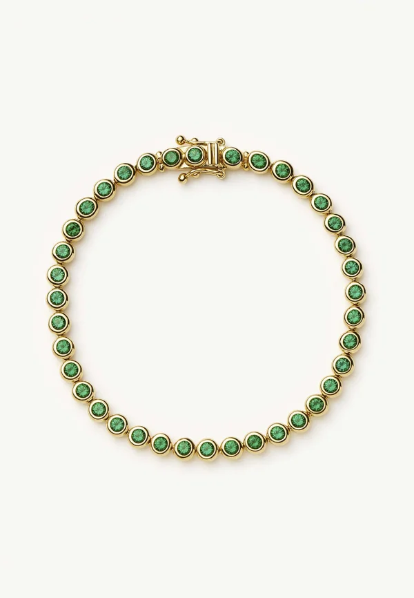 TENNIS ROUND - Armband - gold