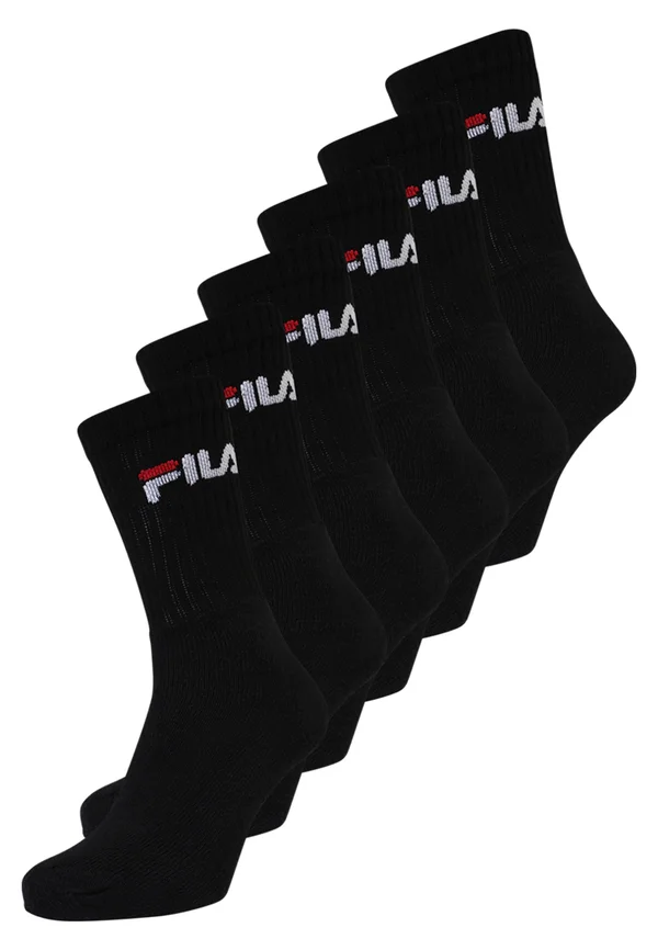 TENNIS SOCKS UNISEX 6 PACK - Socken - black