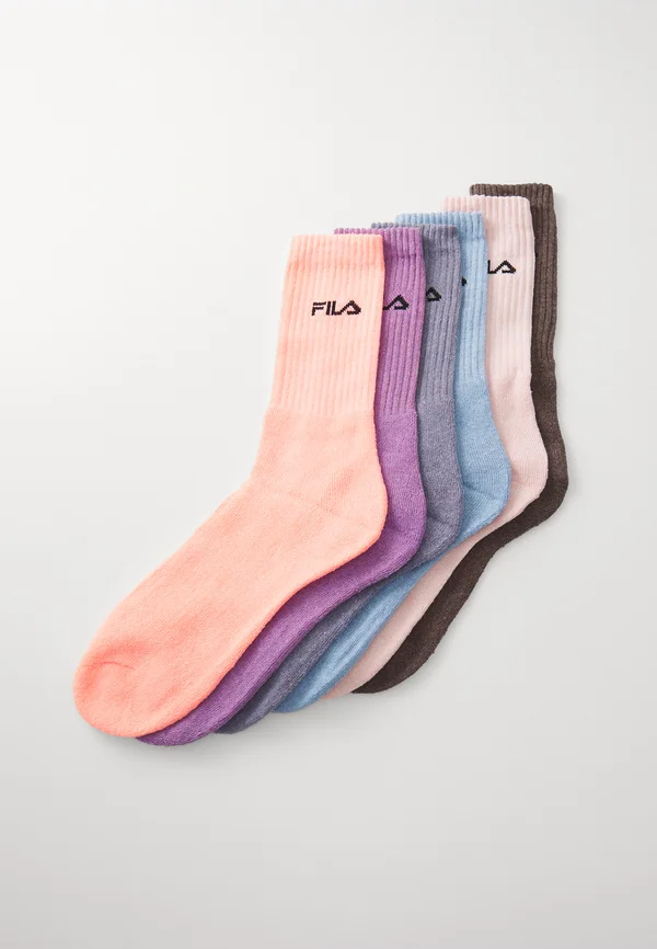 TENNIS SOCKS UNISEX 6 PACK - Socken - pion/roseberry/violet/sky blue, bubble gum