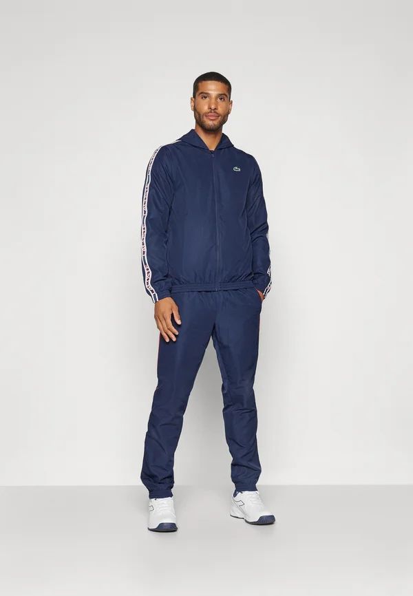 TENNIS TRACKSUIT HOODED - Trainingsanzug - navy blue/grenadine
