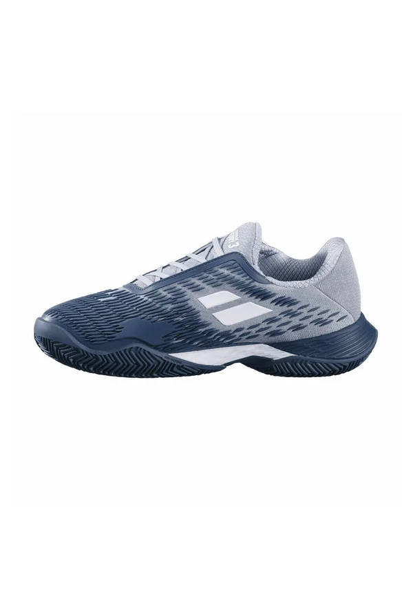 Tennisschuh für Sandplätze - grey white