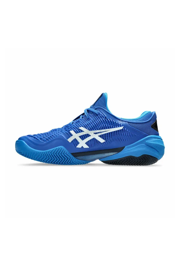 Tennisschuh für Sandplätze - tuna blue pure silver