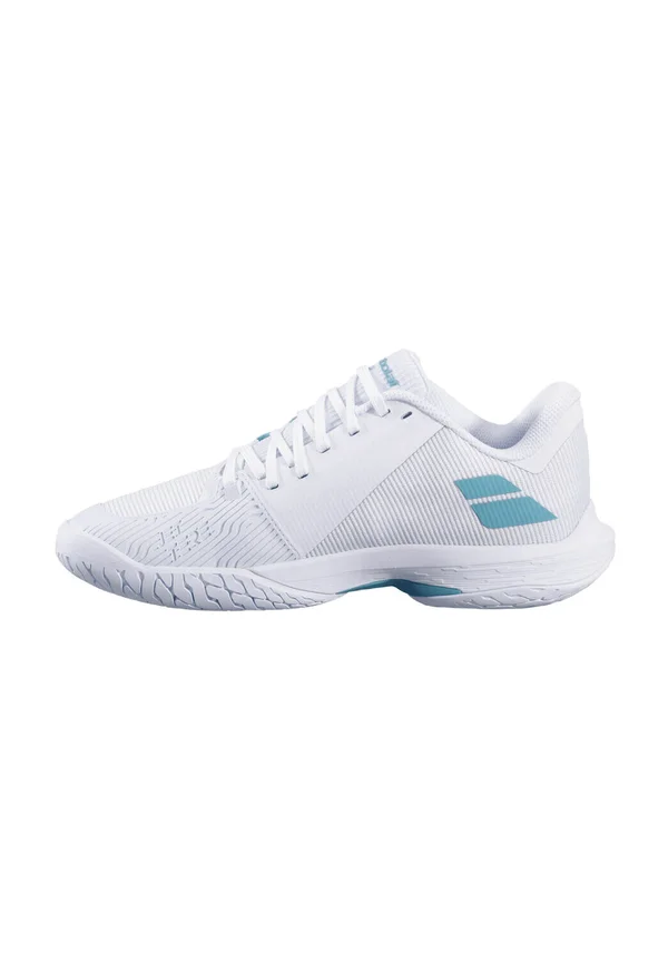 Tennisschuh für Sandplätze - white baltic