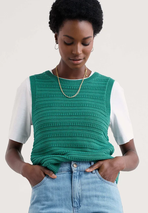 TEPEL - Strickpullover - tidal knit melange tidal