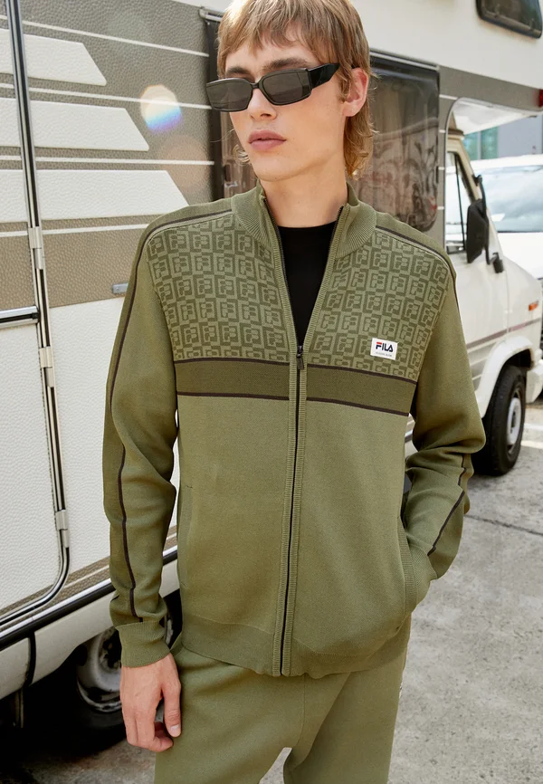 TERAMO - Strickjacke - burnt olive