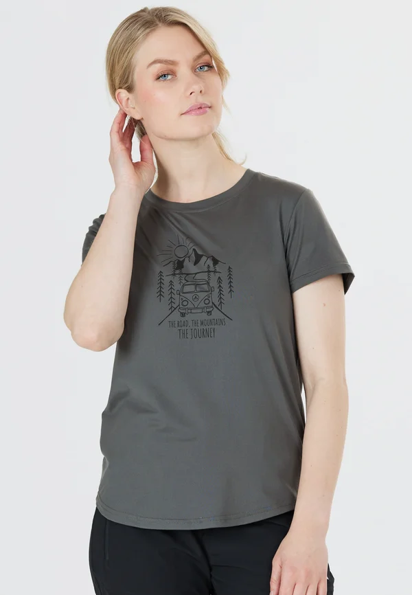 TERGO - T-Shirt print - grey