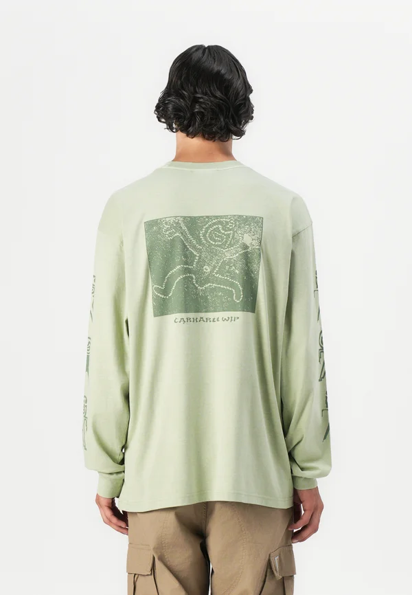 TERRESTRIAL - Langarmshirt - pale olive/dollar green
