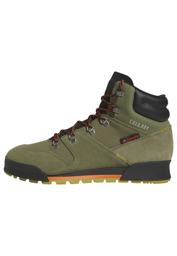 TERREX SNOWPITCH COLD.RDY HIKING - Hikingschuh - focus olive   core black   pulse olive