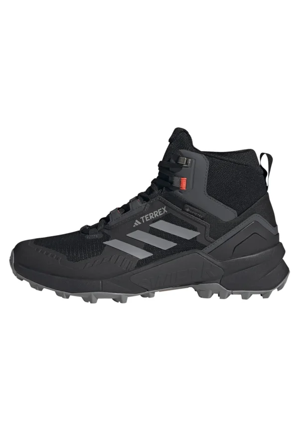 TERREX SWIFT R3 MID GORE-TEX® HIKING - Schnürstiefelette - core black grey three solar red