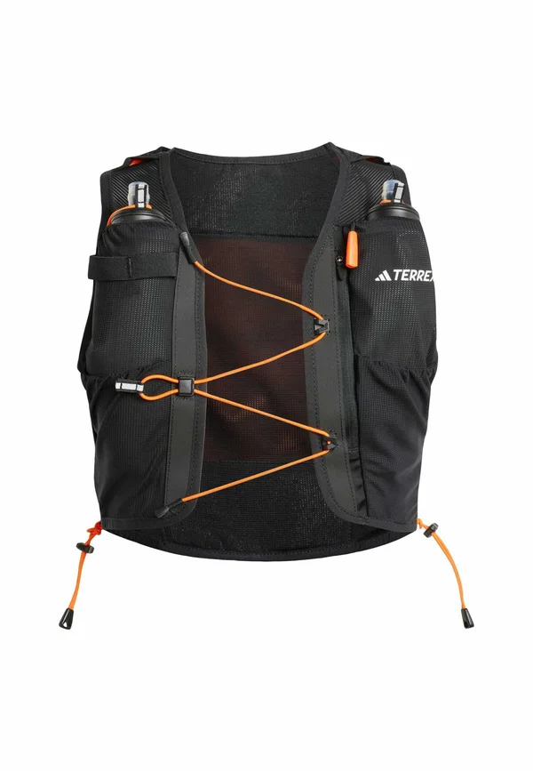 TERREX TRAIL TECHROCK 12 - Weste - black   white   impact orange