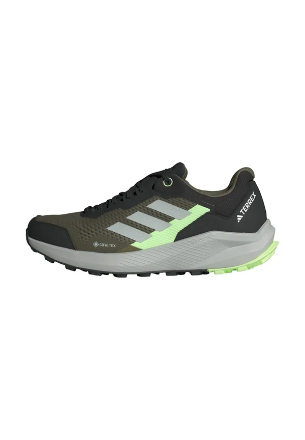 TERREX TRAILRIDER GORE-TEX® TRAIL - Laufschuh Trail - olive strata silver green spark