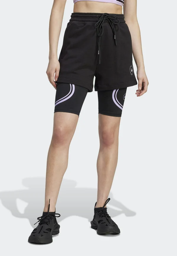 TERRY SHO - Kurze Sporthose - black
