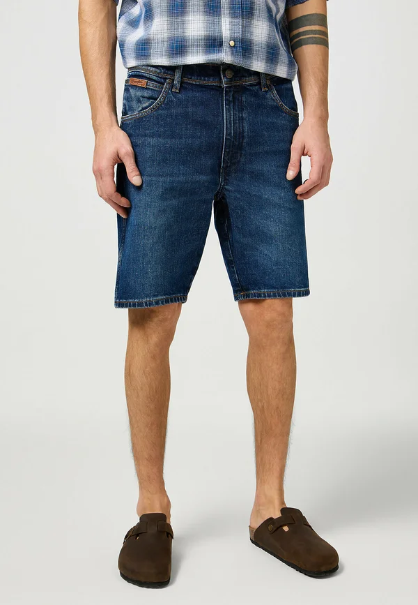 TEXAS - Jeans Shorts - royal blue