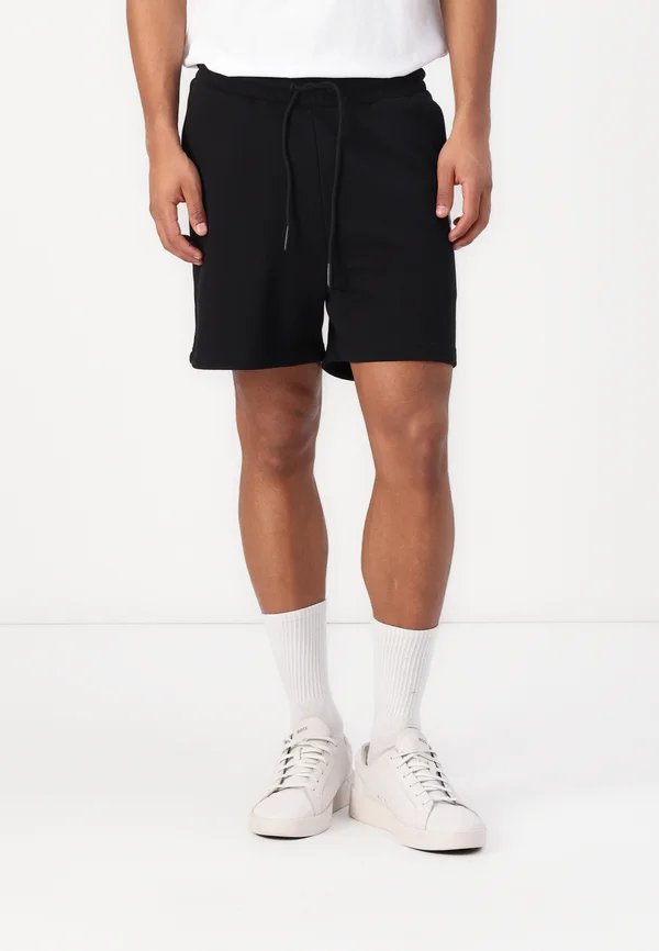 TEXT LOGO - Shorts - black