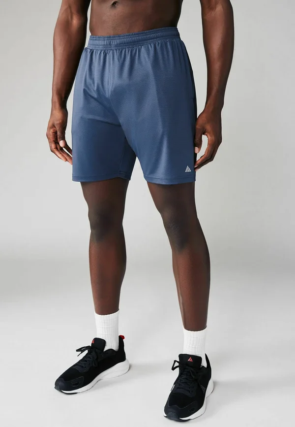 TEXTURED ACTIVE  REGULAR FIT - Shorts - blue