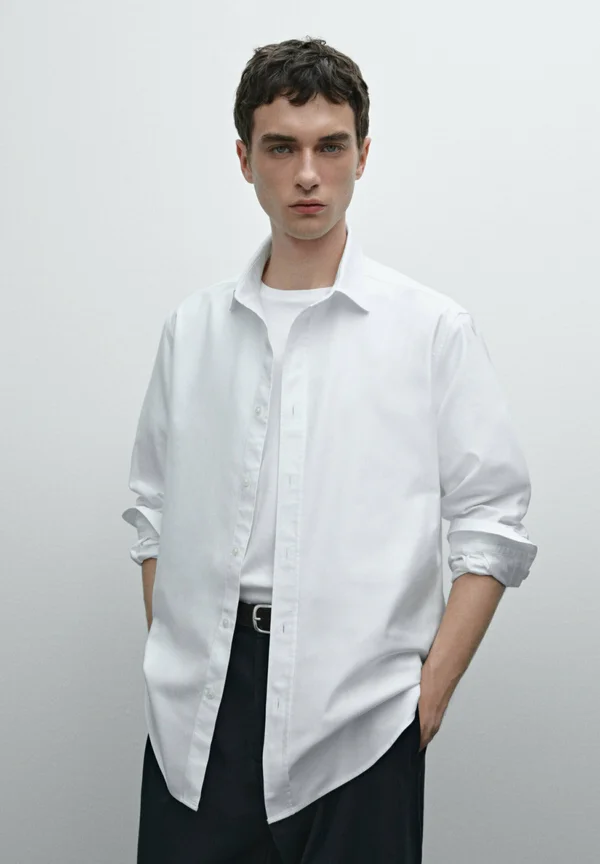 TEXTURED - Businesshemd - white