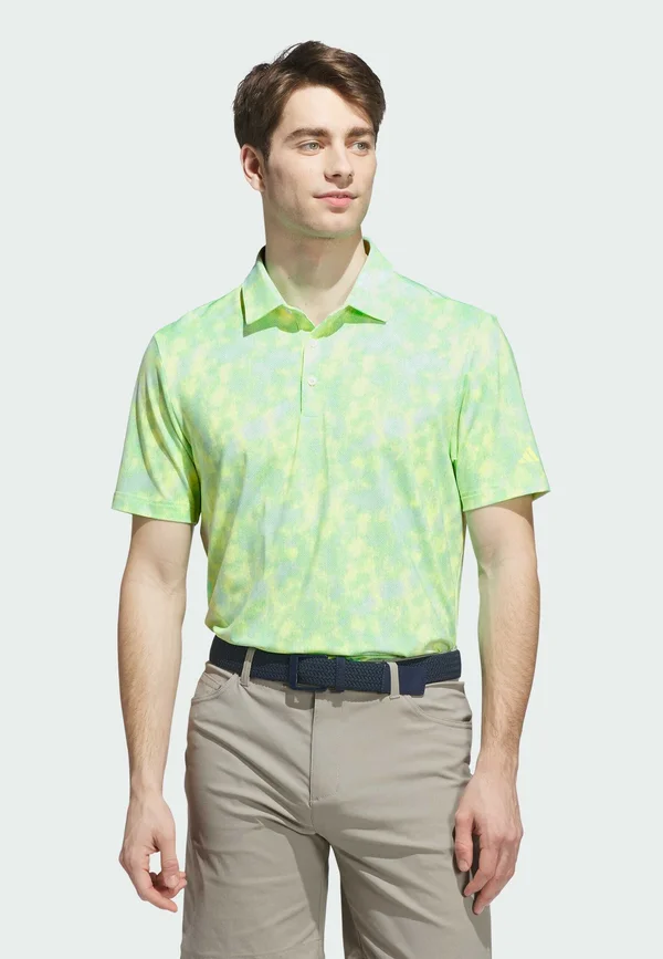 TEXTURED - Poloshirt - white   lime burst