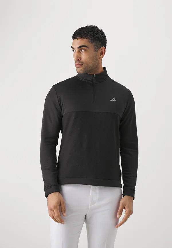 TEXTURED Q - Langarmshirt - black