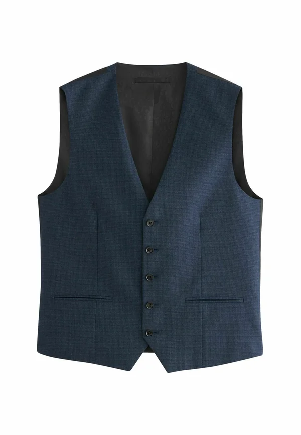 TEXTURED REGULAR FIT - Weste - blue