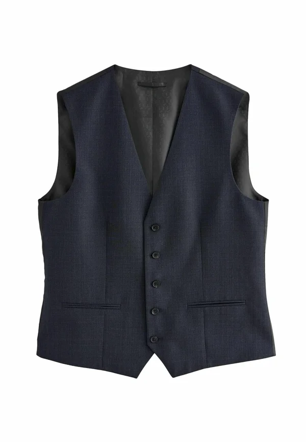 TEXTURED REGULAR FIT - Weste - navy
