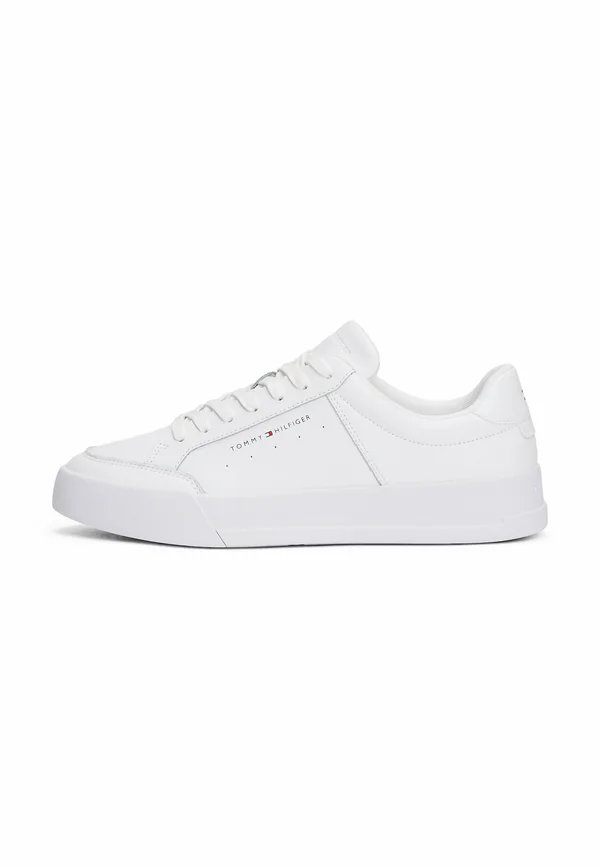 TH COURT MIX LTH - Sneaker low - white