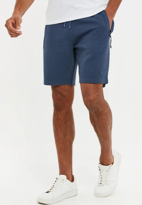THBFERGIE - Shorts - denim blue waffle