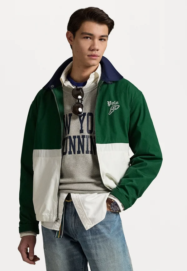THE BAYPORT COLOR-BLOCKED POPLIN JACKET - Leichte Jacke - new forest