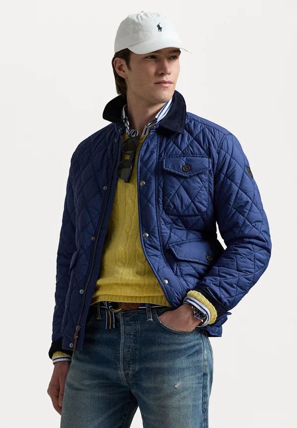 THE BEATON QUILTED JACKET - Übergangsjacke - annapolis blue