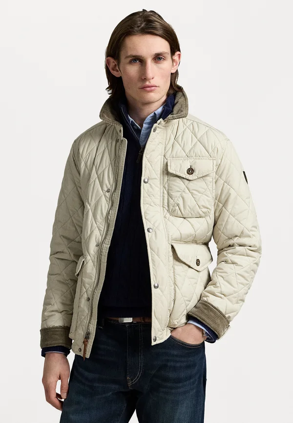 THE BEATON QUILTED JACKET - Übergangsjacke - stoneware grey