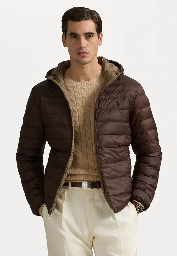 THE COLDEN REVERSIBLE JACKET - Winterjacke - nutmeg brown/dark taupe