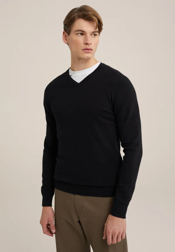 THE COMFORT - Strickpullover - black