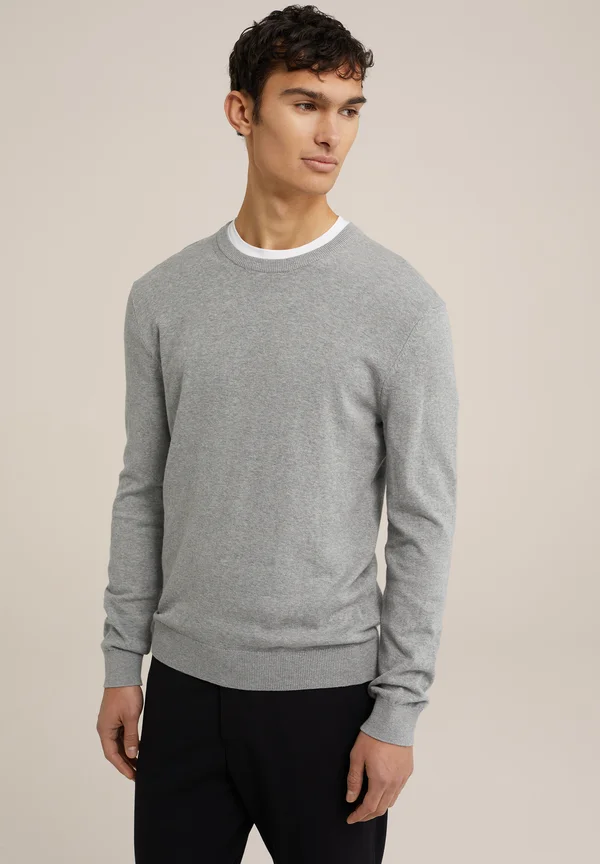 THE EVERYDAY - Strickpullover - blended light grey
