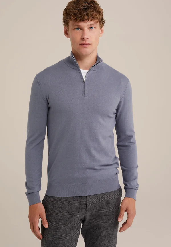 THE EVERYDAY - Strickpullover - greyish blue