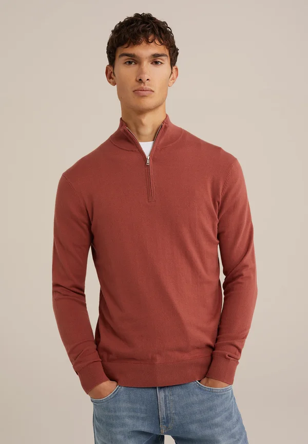 THE EVERYDAY - Strickpullover - saffron red