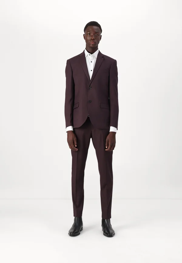THE FASHION SUIT  - Anzug - aubergine