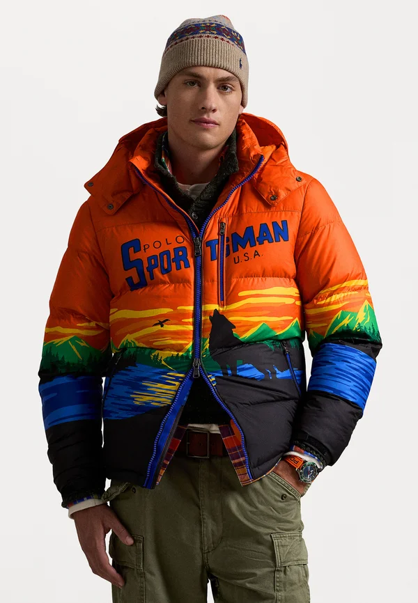 THE GORHAM POLO SPORTSMAN DOWN JACKET - Daunenjacke - multi-coloured