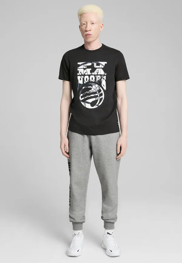 THE HOOPER BASKETBALL - T-Shirt print - black