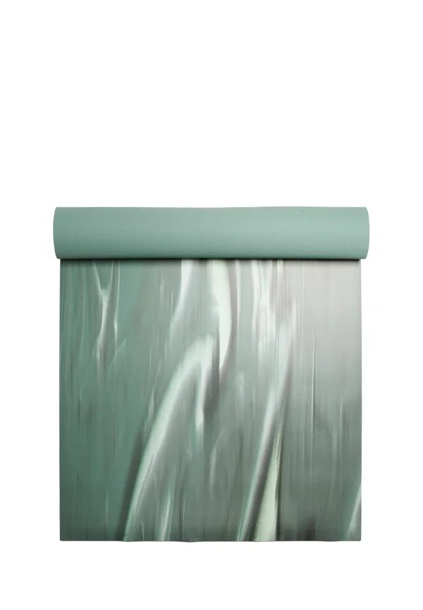 THE MAT 5MM - Yogamatte - crater blue mint breeze sea mist dark forest rainforest green crater blue