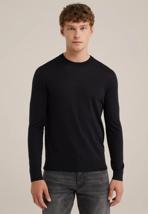 The merino - Strickpullover - black