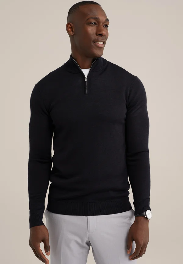 The merino - Strickpullover - black