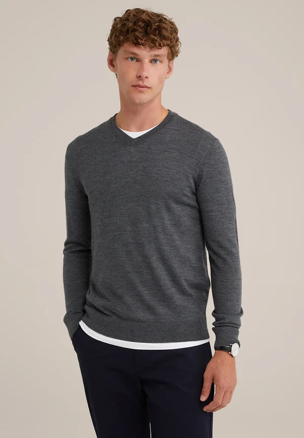 The merino - Strickpullover - grey