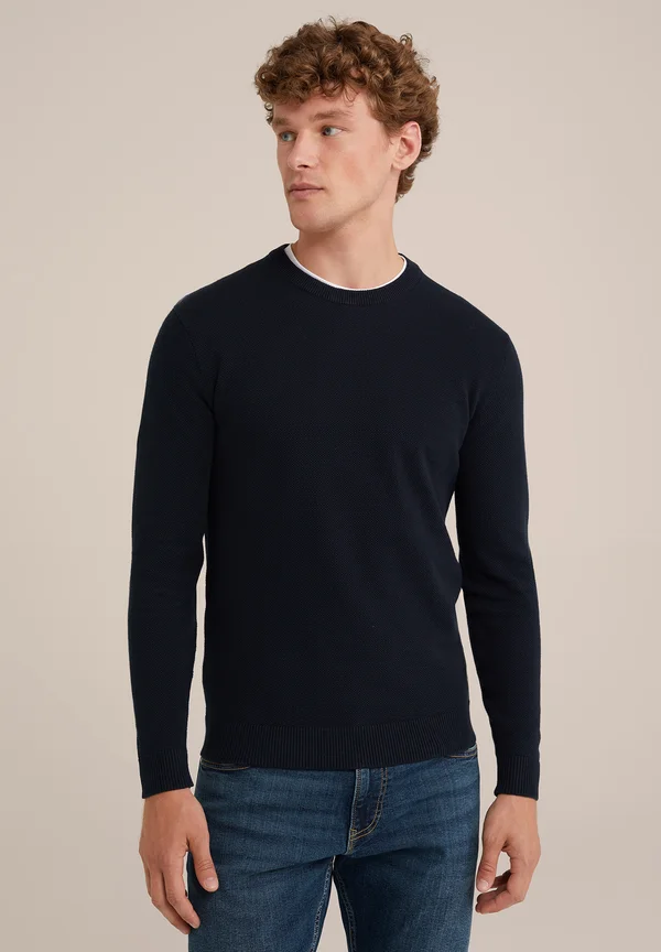 THE PIQUE - Strickpullover - blau
